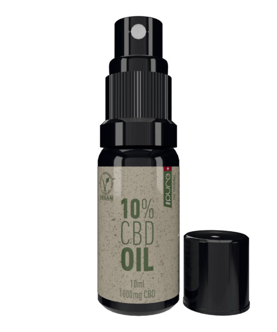 Pure 10% CBD Oil  Euroloch Back- Card