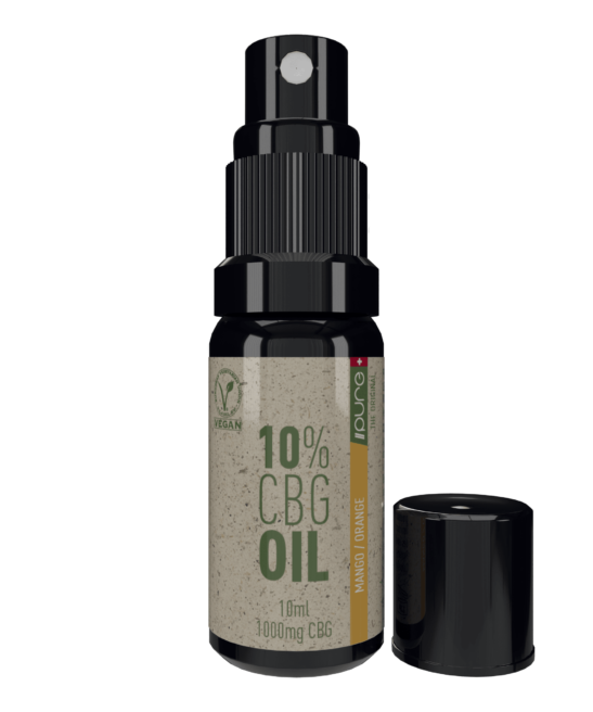 Pure 10% CBG Oil Mango Orange